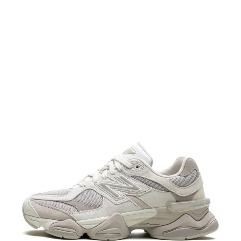 New Balance 9060 Cream and Gray Athletic Shoes Womens 7.5/Mens 6 - Picture 4 of 8
